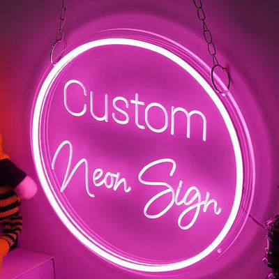 Signo de neón LED de forma personalizada para decoración de pared Feliz cumpleaños ¿Te casarás conmigo a 20 C?