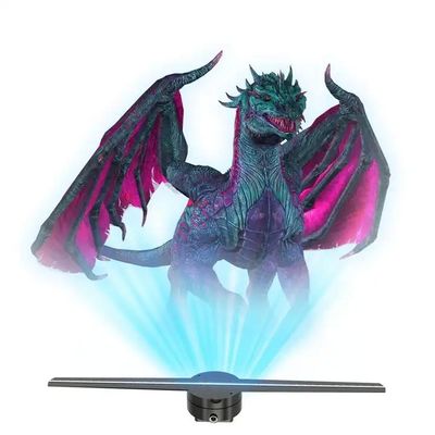 Fan de proyector de hologramas 3D para interiores Tiempo de respuesta de 24 horas y para salas de exposición interiores