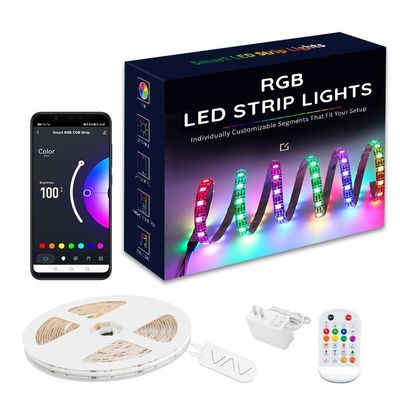 5m 10m 12v 24v Rgbw Smart Home Led Light Strip Duración de vida 50000 horas 2024 Vendedor caliente