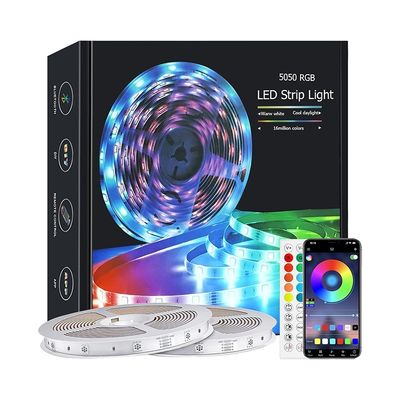 Facebook Instagram Control Smart Led Strip Light para decoración de interiores al aire libre
