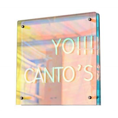 DC 12V/AV110V-220V Infinity Mirror LED Letras de diseño delicado para señales de centros comerciales