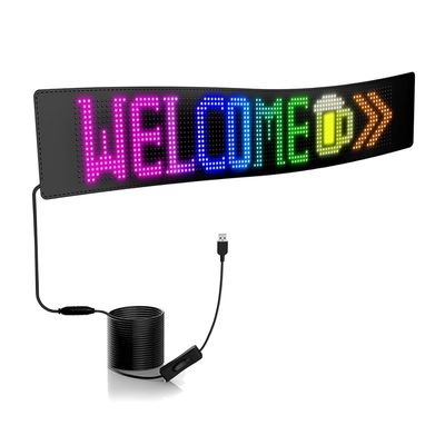 390x107/672x122/390x187/672x218mm Signo LED para automóviles Control de la aplicación Panel de matriz LED flexible