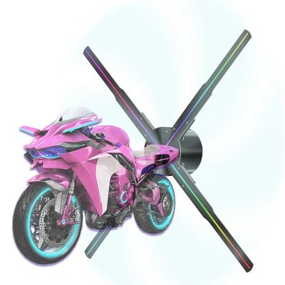 3D Hologram Fan 50Cm 65Cm 42Cm 100Cm Publicidad al aire libre OEM Conectividad APP de tarjeta SD