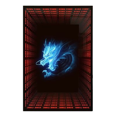 Ventilador de hologramas de publicidad al aire libre con tiras de LED Fuente de luz y decoración avanzada