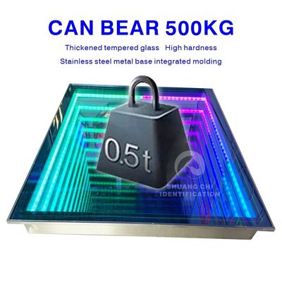 3D LED Floor de baile Infinity Floor de baile de luz y personalizado LED de ladrillo de luces