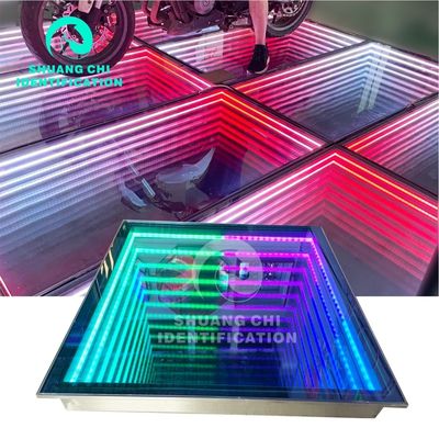 Luz de la estrella inalámbrica de la boda RGB DMX Disco LED de la pista de baile para la configuración de maestro-esclavo