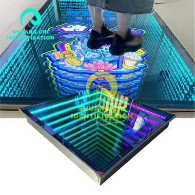 Luz de la estrella inalámbrica de la boda RGB DMX Disco LED de la pista de baile para la configuración de maestro-esclavo