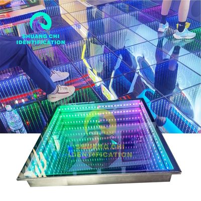 Luz de la estrella inalámbrica de la boda RGB DMX Disco LED de la pista de baile para la configuración de maestro-esclavo