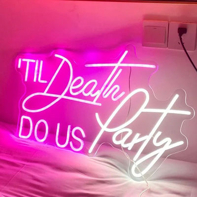 Lámpara de neón de banda RGB flexible con luz de neón personalizada