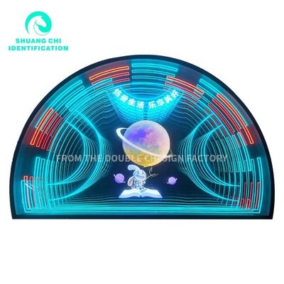 Decoración de pared de neón LED personalizable de moda Rojo Blanco Azul Púrpura Rosa Amarillo Verde