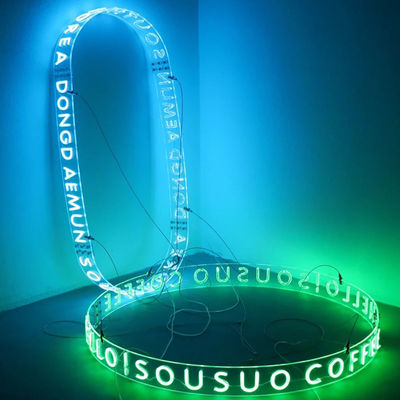 Anillos colgantes personalizados Luz de neón para techo personalizado 12V voltaje de entrada de CA