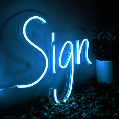 Indicador de luz de neón acrílico de forma personalizada para instalación en tiendas al aire libre