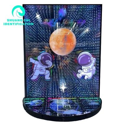 Tamaño personalizado Espejo de caracteres luminosos para infinidad de luz y sombra tecnológica
