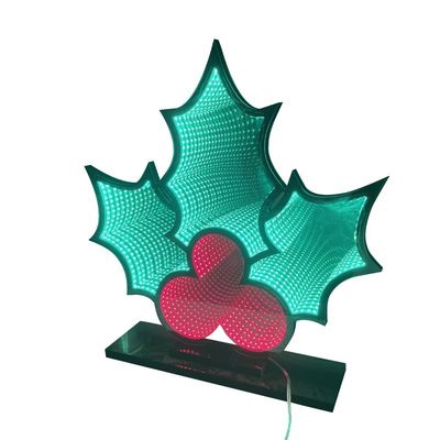 Suministros de decoración navideña Cordón de alimentación incluido para espejo infinito de doble cara