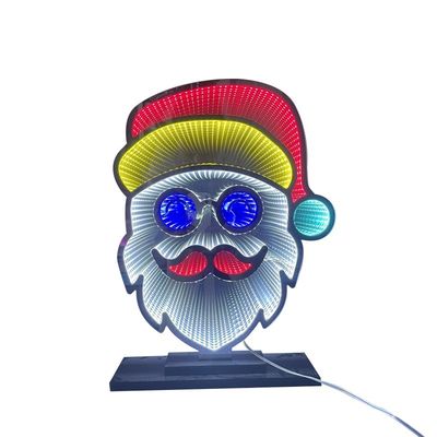 Lámpara de Navidad de espejo mágico acrílico con luz LED y eficiencia luminosa de 30lm / w