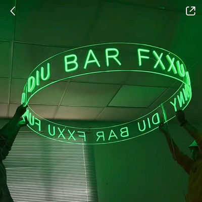 Señales de luz de neón de cable DIY para logotipo personalizado Flex Strip Línea de producción de iluminación lisa
