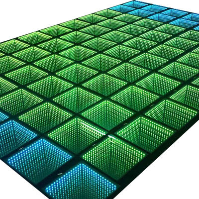 3D Infinity LED Mirror Bailando para la fiesta de bodas Apoyo Luzes de ladrillo más tenues