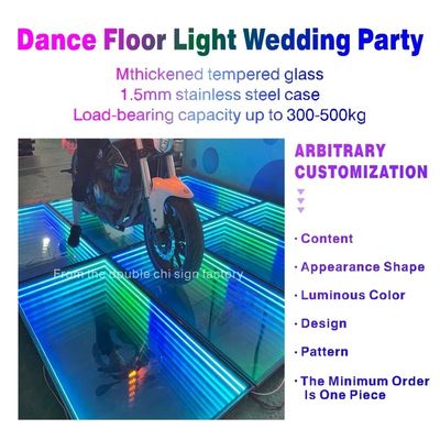 Publicidad personalizada Palabras luminosas Infinity Mirror Signo de neón con luz de neón realista 3D