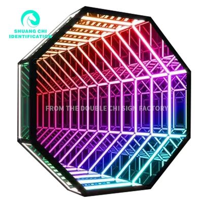2023 Casas de acero inoxidable Melaleuca Indicador de neón LED personalizado con material gráfico de vidrio