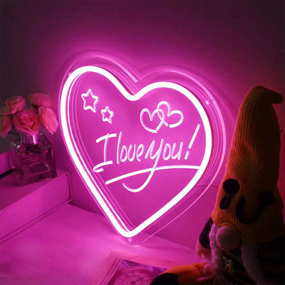 Ángel de la boda alas de decoración de pared con letras acrílicas de la carpa LED señal de neón