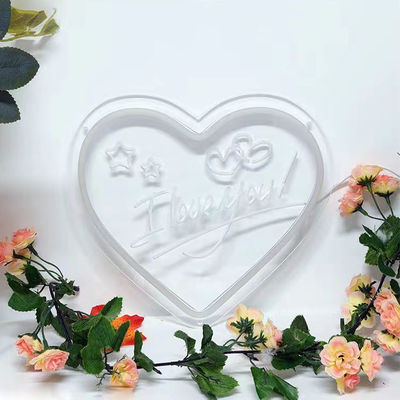 Ángel de la boda alas de decoración de pared con letras acrílicas de la carpa LED señal de neón