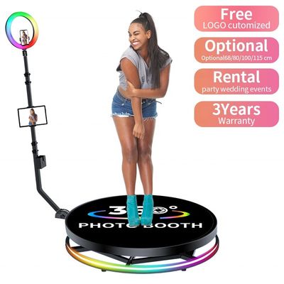 Gro Compatible 80-120CM Rotativo Automático 360 Selfie Spin Base Foto Ipad Photo Booth