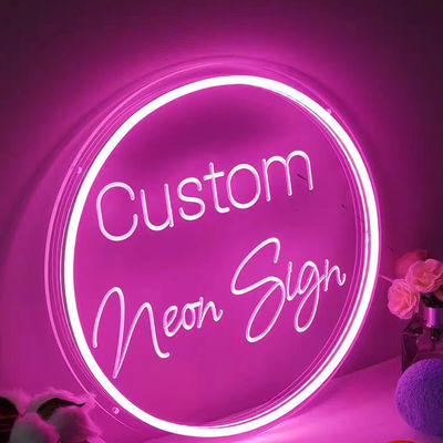 Signo de neón LED de forma personalizada para decoración de pared Feliz cumpleaños ¿Te casarás conmigo a 20 C?