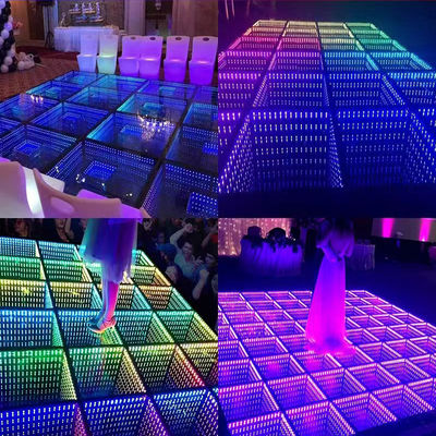 Luces LED portátiles para el piso de baile Luces de la fila de suelo con 30000 horas de trabajo