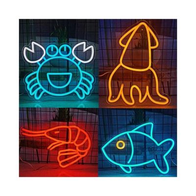 Señales de luces de neón LED personalizadas para instalación de suspensión o elevación en estilo contemporáneo