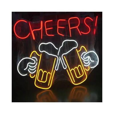 Letras hechas a mano Signo de luz de neón LED para decoración de bodas personalizada en estilo contemporáneo