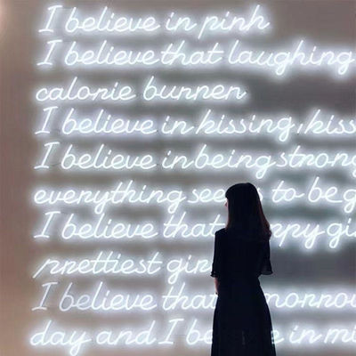 Las letras de la carpa Buenas vibraciones Abrir luces de señalización de neón con color personalizado