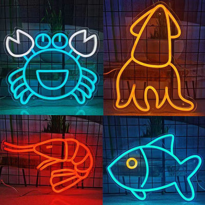 Las letras de la carpa Buenas vibraciones Abrir luces de señalización de neón con color personalizado