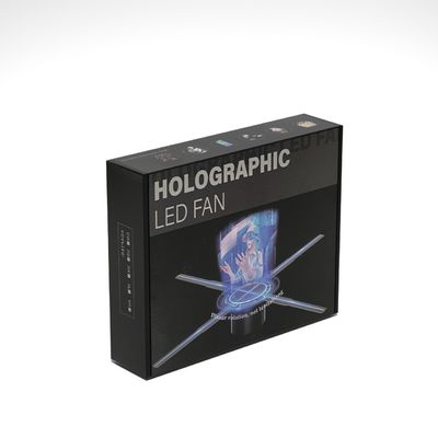 Publicidad en la nube Ventilador holográfico montado en la pared Contrato 1.692MM Brillo 2300