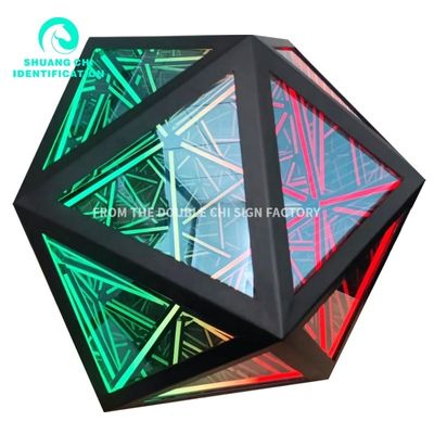 Signo de neón personalizado Instalación de espejo infinito Cómo colgar o levantar Perfecto para cualquier espacio