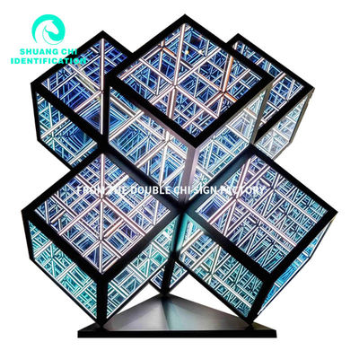 Signo de neón personalizado Instalación de espejo infinito Cómo colgar o levantar Perfecto para cualquier espacio