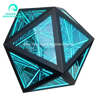 Signo de neón personalizado Instalación de espejo infinito Cómo colgar o levantar Perfecto para cualquier espacio