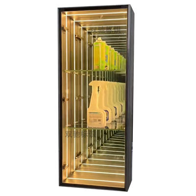 Cabinet de vino en interiores y exteriores, bar de exhibición con luz LED de alto brillo