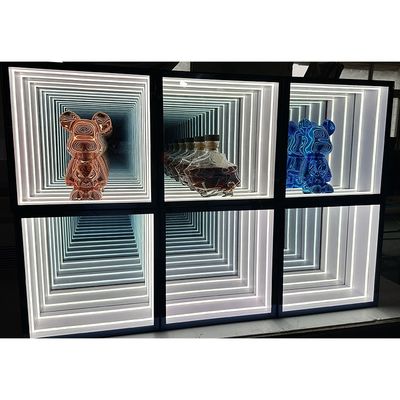 Cabinet de vino en interiores y exteriores, bar de exhibición con luz LED de alto brillo