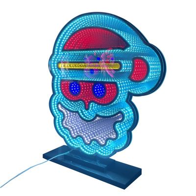 1000lm lámpara flujo luminoso LED luces de espejo infinito para la decoración del hogar y regalo de Halloween