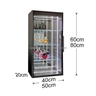 Casilla de visualización de espejo infinito de luz LED de alto brillo para decoraciones de productos 2024