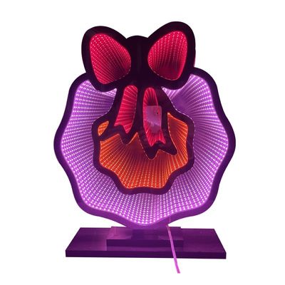 Luces decorativas de espejo acrílico LED para la decoración de Navidad y Halloween