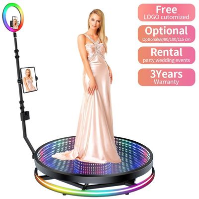 Captura tu día especial con nuestra plataforma de selfies de video de bodas y un stand fotográfico 360