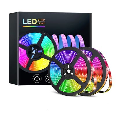 Control de WiFi RGBW luz de banda LED 5m 10m 50m 12V 24V 5050 cambio de color multicolor