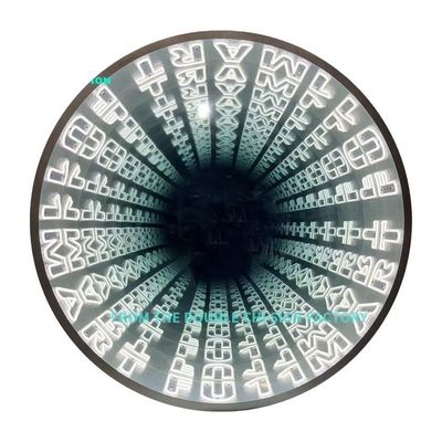 Luz LED de alto brillo signo de neón espejo infinito para decoración sofisticada