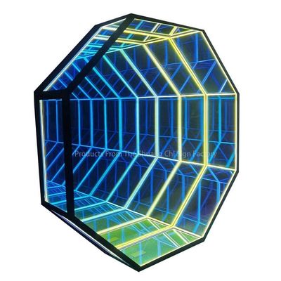 Luz LED de alto brillo signo de neón espejo infinito para decoración sofisticada