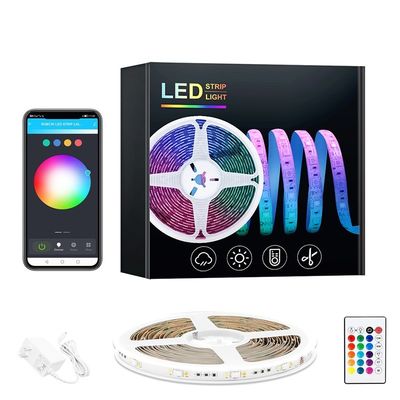 80 Ra 110 lm/w Luz de banda LED de música inteligente con cambio de color mágico y Bluetooth