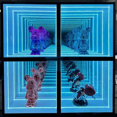 Cuadro de pantalla de espejo Infinity Abyss Colores personalizables y opciones de espesor personalizadas
