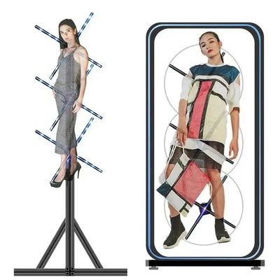APP Coming 3D Hologram Fan para Pared 176° Ángulo de visión Interactivo Holograma teléfono
