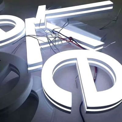 Indicadores iluminados de canal iluminados de acrílico para publicidad