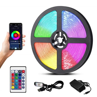 12V LED Light Strip con 30/60/90/120/144 RGB WS2815 LEDs Flexible y Direccionable